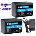 Miniatyrbillede 2 af 2: Genopladeligt lithiumbatteri, høj kapacitet 36800mAh, fleksible muligheder tilgængelige,1oplader.2batteri