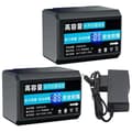 Miniatyrbillede 1 af 2: Genopladeligt lithiumbatteri, høj kapacitet 36800mAh, fleksible muligheder tilgængelige,1oplader.2batteri