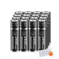Miniatyrbillede 1 af 2: PALO Genopladelige Batterier, 3400 mWh Kapacitet, 1.5V Spænding,16STK AA