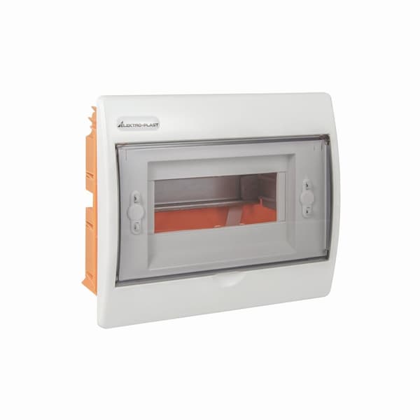 Modulaarinen jakokeskus 1x8 uppoasennettava savupiippu IP40 N+PE RP-8 Elektro-Plast 8.2