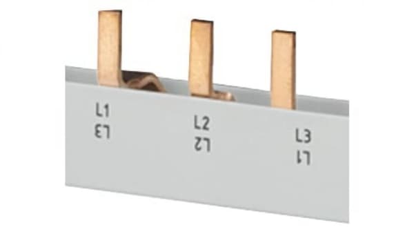 3P 10mm2 forbindelsesskinne, 12-modul (4x3P), fuld isolering, 5ST3615