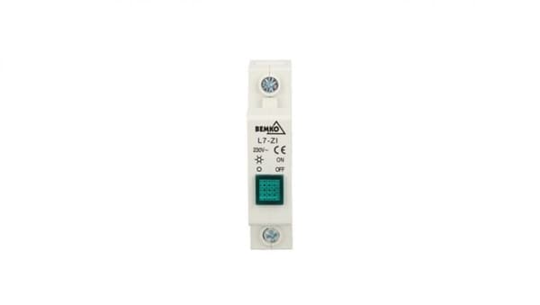 Modulær lampe L7 grøn 230V A15-L7-ZI