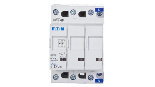 Sylinterimäinen sulakekytkin 3P+N 10x38mm Z-SHL/3N 263887