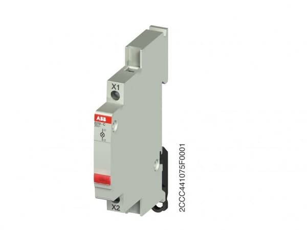 LED-signallampe E219-C - rød, 115-230V AC