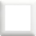 Miniatyrbild 1 av 4: Enkelram, vit LUMINA