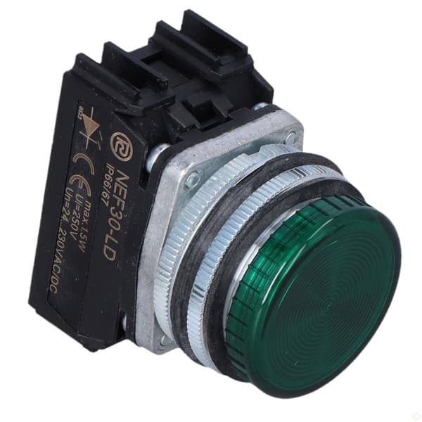Lampe NEF30LD/24V-230V grøn W0-LDU1-NEF30LD Z