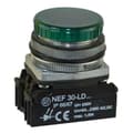 Miniatyrbillede 1 af 4: Lampe NEF30LD/24V-230V grøn W0-LDU1-NEF30LD Z