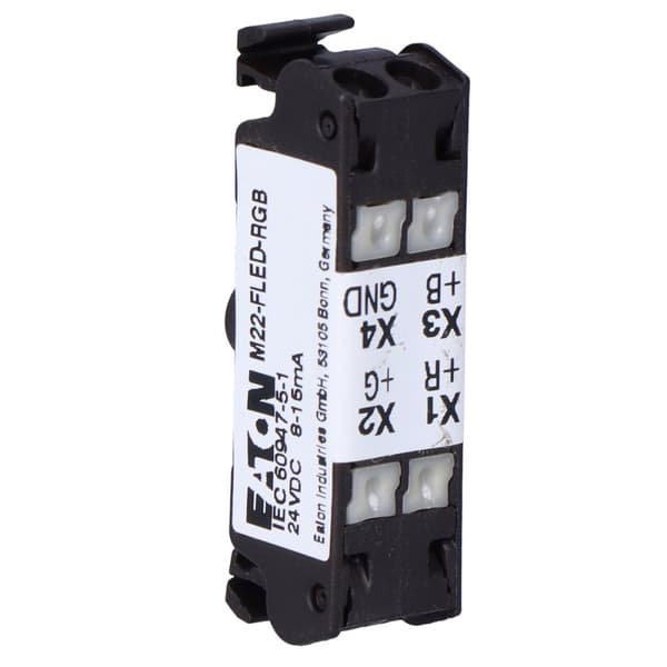 RGB LED-kort (7 farver) U=24VDC frontstrøm M22-FLED-RGB