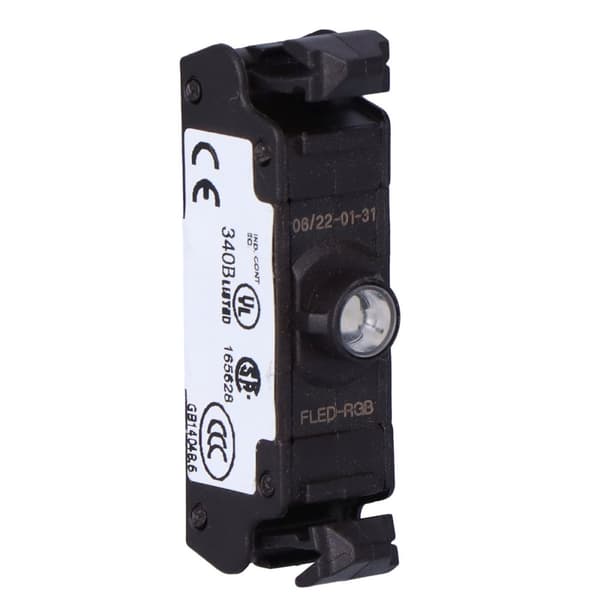RGB LED-kort (7 farver) U=24VDC frontstrøm M22-FLED-RGB