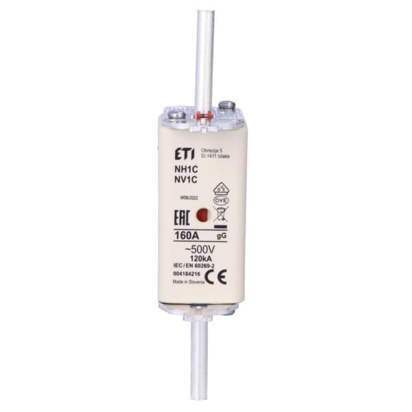Sikringsindsats - NH1C gG 160A/500V - langsom