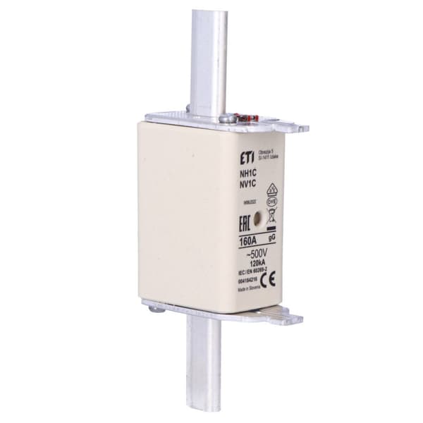 Sikringsindsats - NH1C gG 160A/500V - langsom
