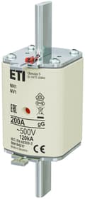Miniatyrbillede 1 af 4: Sikringsindsats - NH1 gG 200A/500V - langsom