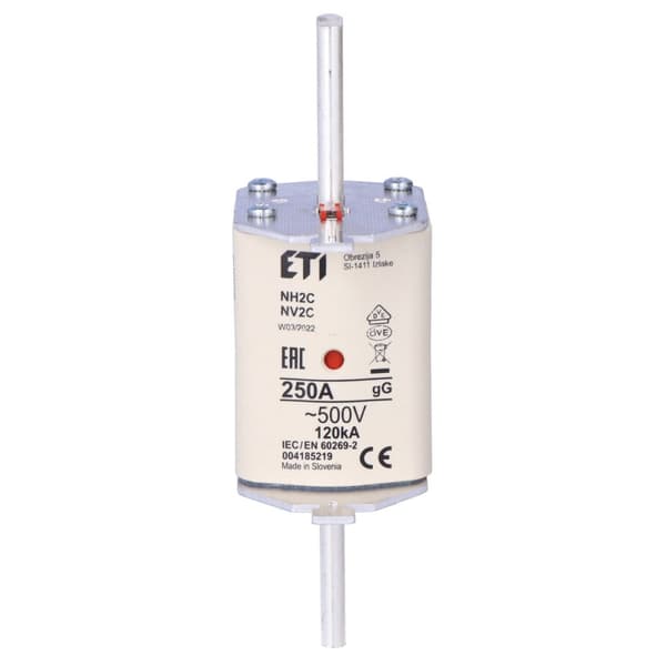 Sikringsindsats - NH2C gG 250A/500V - langsom
