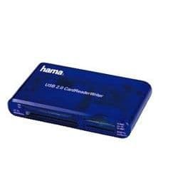Hama USB 2.0 35 in 1 kortläsare - Transparent box - kompatibel med många minneskort