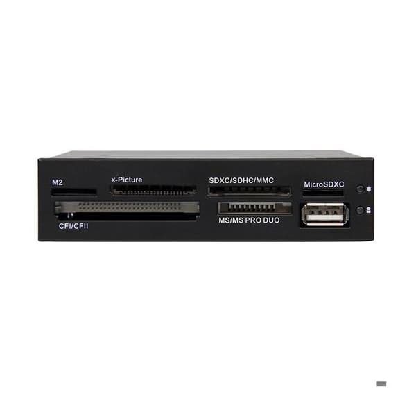 Intern 3,5" minneskortläsare med USB - STARTECH - 22-i-1 multikort - Svart