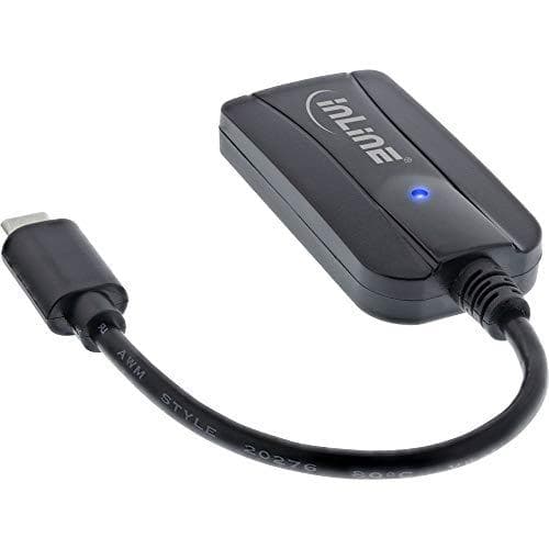 InLine 66772C kortläsare USB 3.1 USB-C, för SD/SDHC/SDXC, microSD, UHS-II-kompatibel