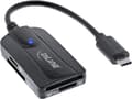 Miniatyrbild 1 av 3: InLine 66772C kortläsare USB 3.1 USB-C, för SD/SDHC/SDXC, microSD, UHS-II-kompatibel