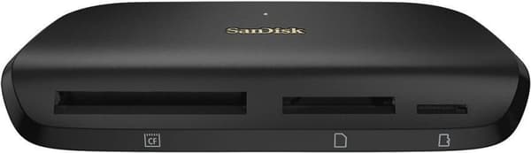 SanDisk ImageMate PRO - Kortlæser (SD, CF, microSD, SDHC, microSDHC, SDXC, microSDXC, SDHC UHS-I, SDXC UHS-I, SDHC UHS-II, SDXC UHS-II) - USB3.0/USB-C