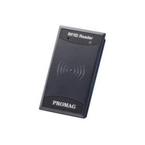 Promag MF700, RS232 RFID-lukija, 13,56 MHz (MIFARE), avoin kaapelipää, kontaktiton (5 cm asti), RS232, Wiegand, MSR ABA Track 2, mitat (LxKxS): 47x16x