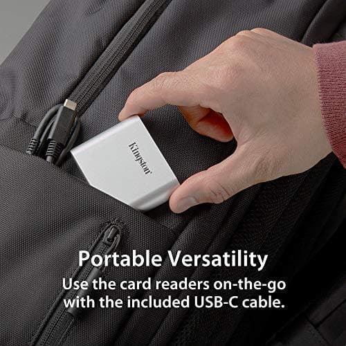 Kingston Workflow Station - telakointiasema - USB-C 3.2 Gen 2 - USB miniHubilla (WFS-U)