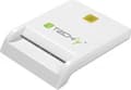Miniatyrbillede 1 af 3: Techly Compact /Writer USB2.0 Hvid I-CARD CAM-USB2TY smartkortlæser indendørs