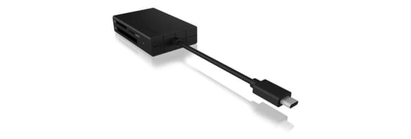 RaidSonic ICY BOX IB-CR401-C3 - kortlæser (SD, CF, microSD, microSDHC, SDXC, microSDXC, SDHC UHS-I, SDXC UHS-I, microSDHC UHS-I, microSDXC UHS-I, SDHC