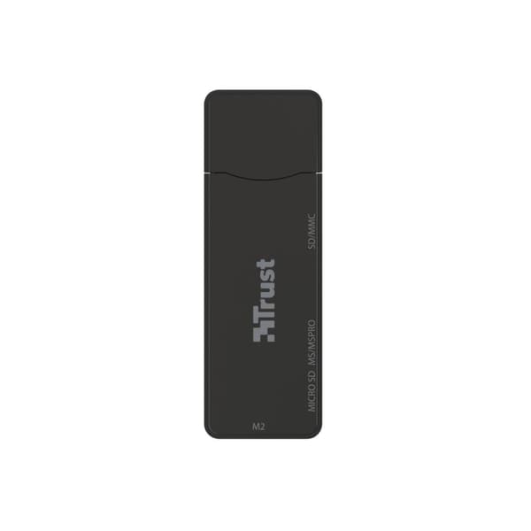 Trust Nanga - USB 3.0 (3.1 Gen 1) Type-A -muistikortinlukija - musta