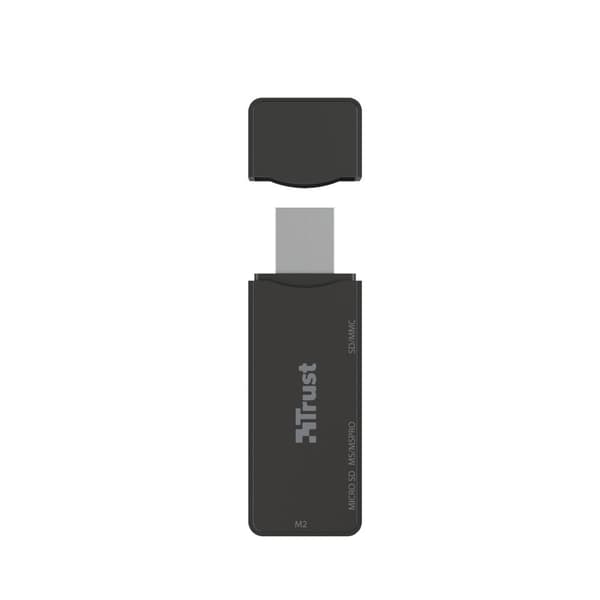 Trust Nanga - USB 3.0 (3.1 Gen 1) Type-A -muistikortinlukija - musta