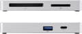 Miniatyrbillede 4 af 4: Renkforce RF-PCR-400 Ekstern hukommelseskortlæser / hub USB-C® 5 Gbps, USB-A Sølv
