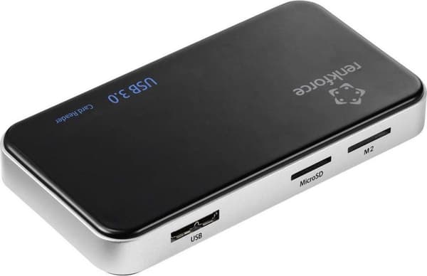 Renkforce RF-PCR-350 Extern minneskortläsare USB 3.0 Svart