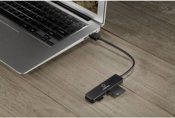 Renkforce RF-PCR-220 Extern minneskortläsare USB 3.2 Gen 1 (USB 3.0) Svart