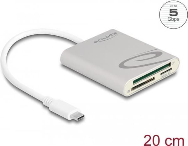 Delock - Kortinlukija (monimuotoinen) - USB-C (91005)