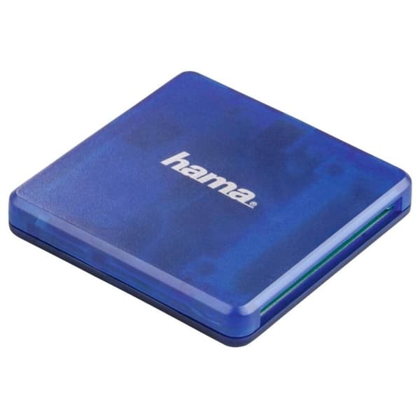 Hama USB 2.0 Multi-Card Reader SD/microSD/CF Blå