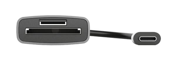 Trust 24136 kortläsare USB 3.2 Gen 1 (3.1 Gen 1) Typ-C Aluminium (24136)