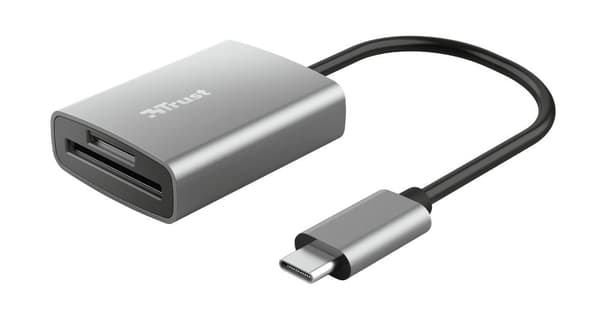 Trust 24136 kortlæser USB 3.2 Gen 1 (3.1 Gen 1) Type-C Aluminium (24136)