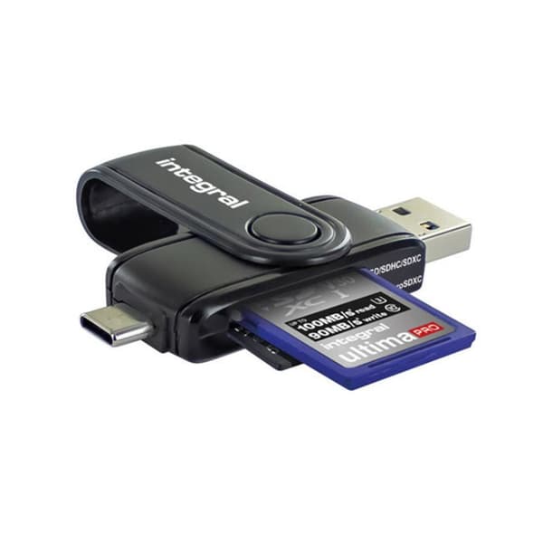 Integroitu lukija Sd/microsd Usb-a/usb-c