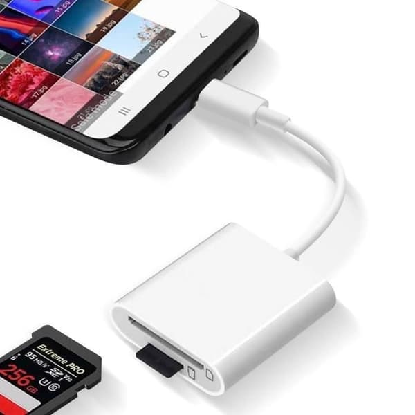 Korthållare - AVIZAR - Universell USB-C - Dubbel plats - 5Gbps - Kompatibel med micro SD och SD