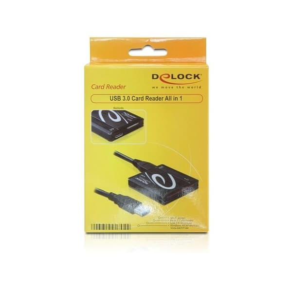 DELOCK - Allt-i-ett USB 3.0 minneskortläsare