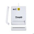 Miniatyrbild 2 av 3: TooQ Smart Card Reader TQR-210W USB 2.0 Vit