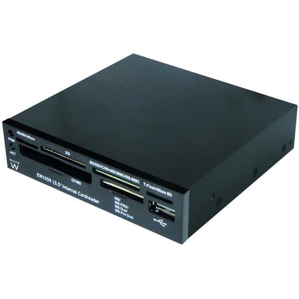 Ewent EW1059 Intern USB 2.0 Black Memory Card Reader