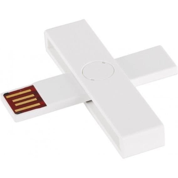 ID lugeja Pluss-ID USB valge