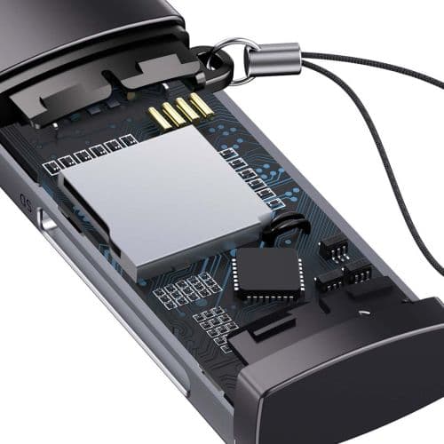 Baseus Card Reader Lite Series SD / TF to USB-A, Gray (WKQX060013)