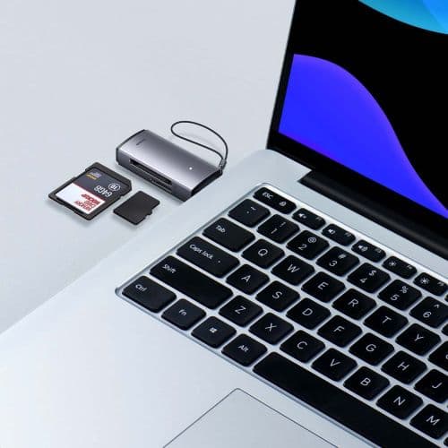 Baseus Card Reader Lite Series SD / TF to USB-A, Gray (WKQX060013)