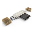 Miniatyrbild 3 av 5: SD-kortläsare / Micro SD 3 i 1 AKASHI ALTSDREADER 3 I 1