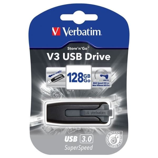 USB-nyckel - Verbatim - Store'n'Go - 128GB - USB3.0 SuperSpeed