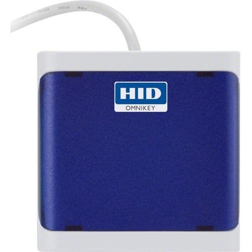 HID OMNIKEY 5022 CL contactless only (13.56 MHZ) reader, dark blue Blå