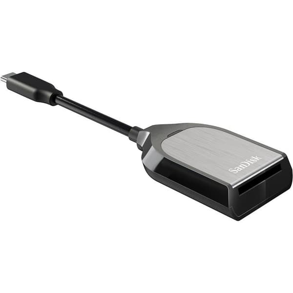 SANDISK Extreme PRO extern kortläsare - SD, SDHC UHS-I, SDXC UHS-I, SDHC UHS-II, SDXC UHS-II - USB-C