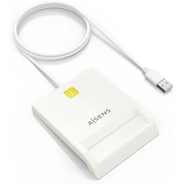 AISENS DNIE smartkortläsare Vit Vit