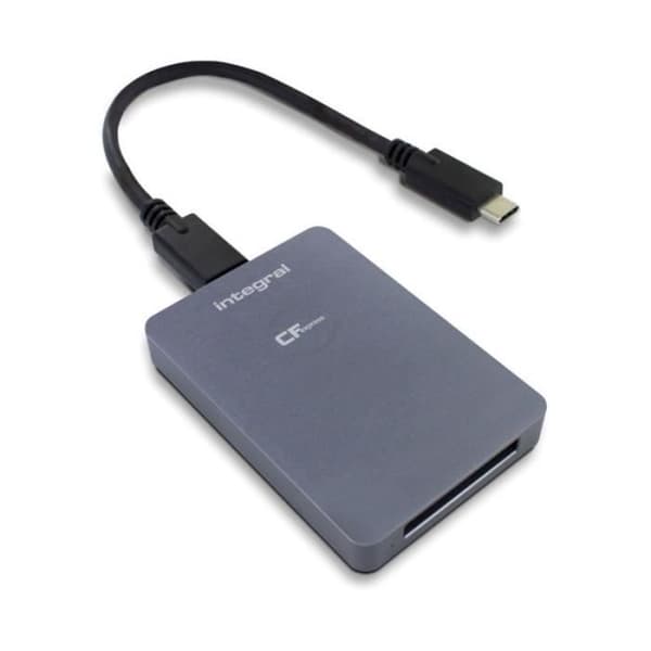 Kortläsare - INTEGRAL - CFexpress Typ B - USB 3.2 - 8K/4K överföring - Kompakt design