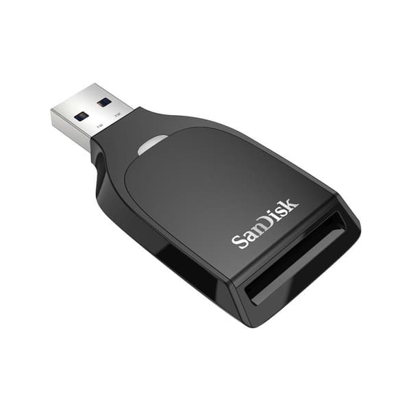 USB 3.0-kortläsare för UHS-I SD-kort, svart ,